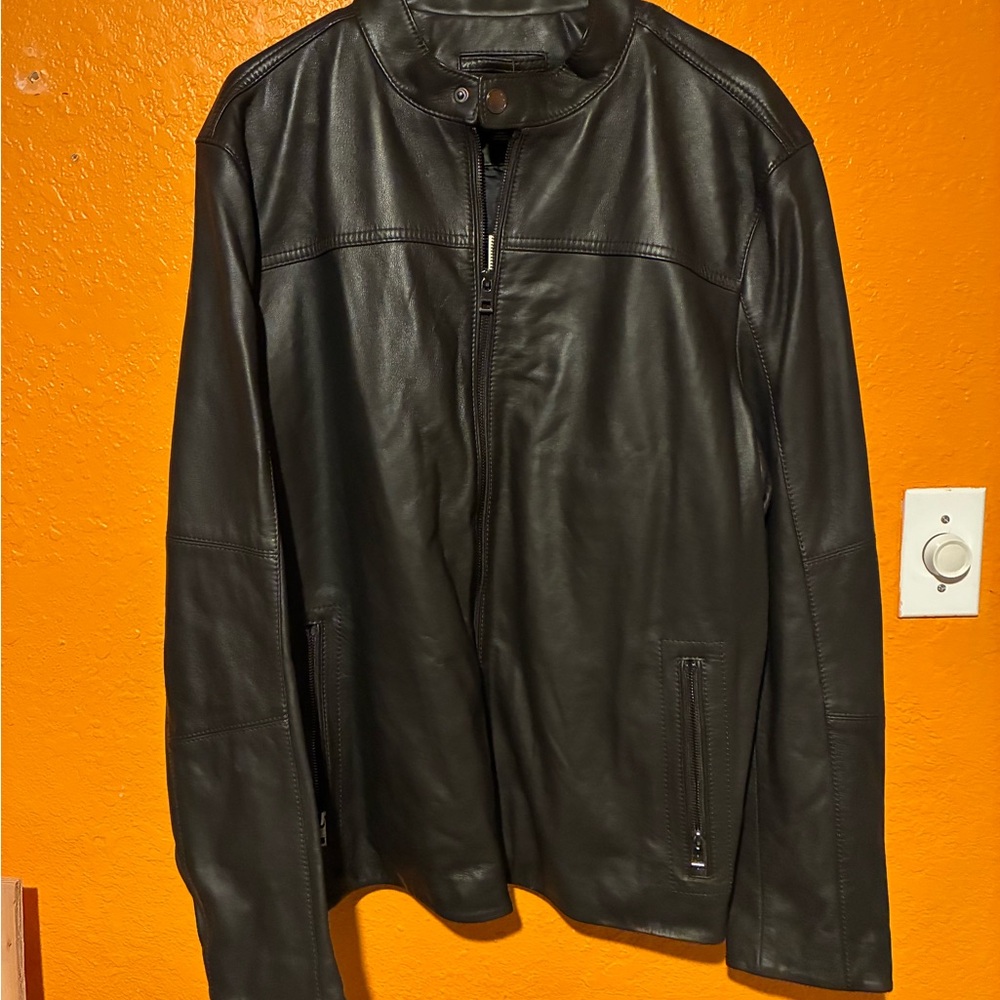 Michael Kors (NWT) Black Leather Jacket